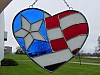 American Flag Heart 